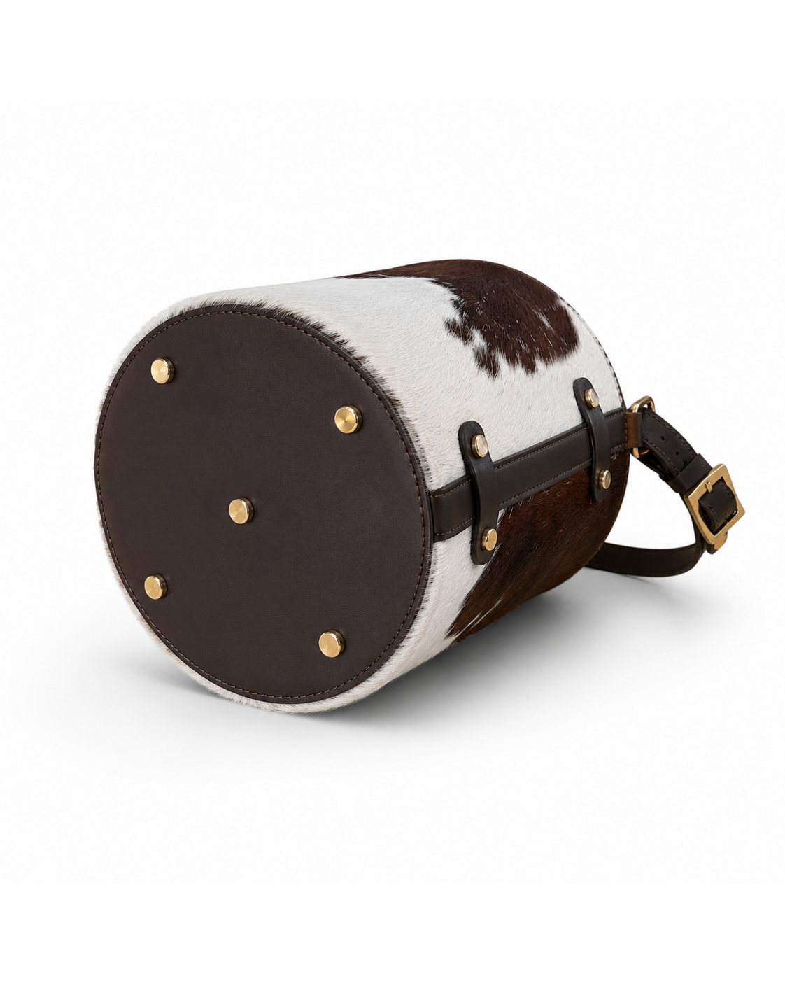 ALMA RODEO | ЧАНТА ТИП BUCKET ОТ ЕСТЕСТВЕНА КОЖА И КОСЪМ